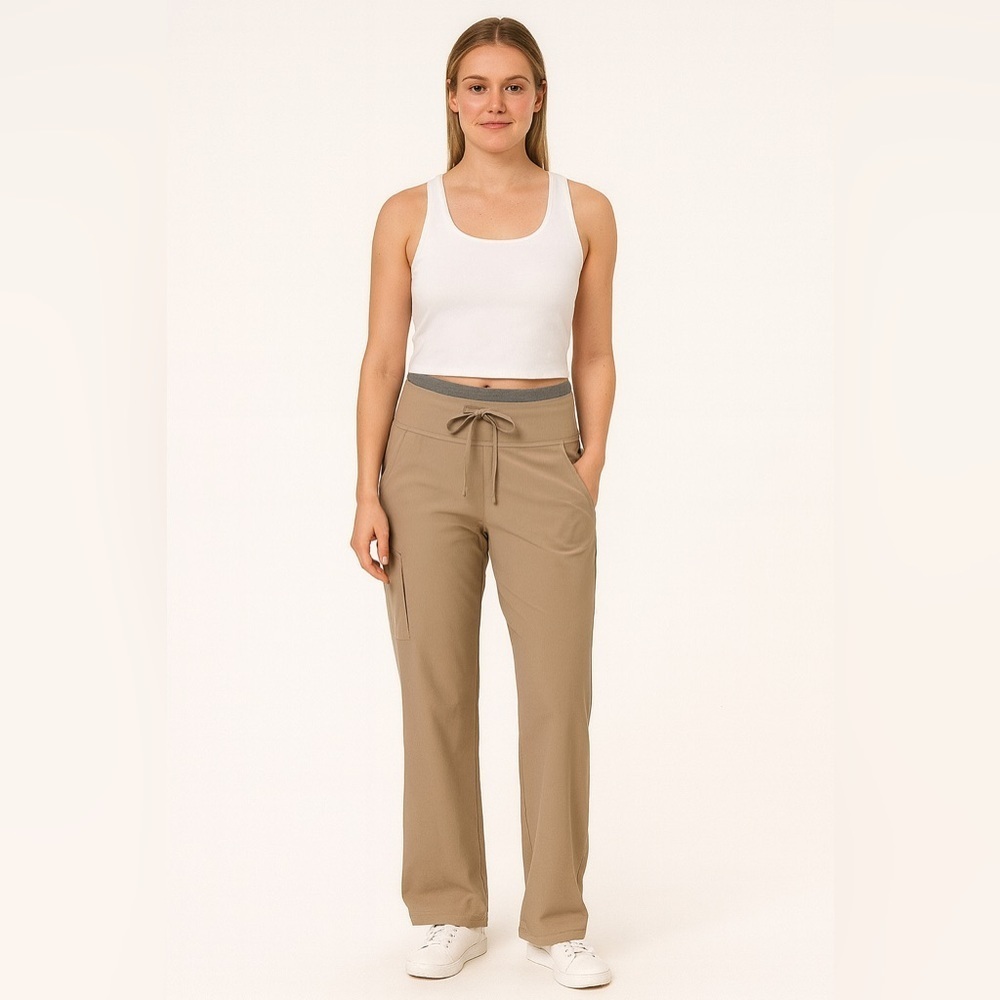 Mountain Hardwear Women’s Yuma Beige Hiking Pants Size 12 32” Inseam NWT